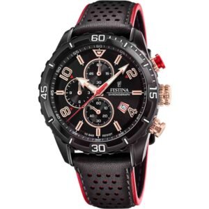 montre homme festina timeless chronograph f20519/4