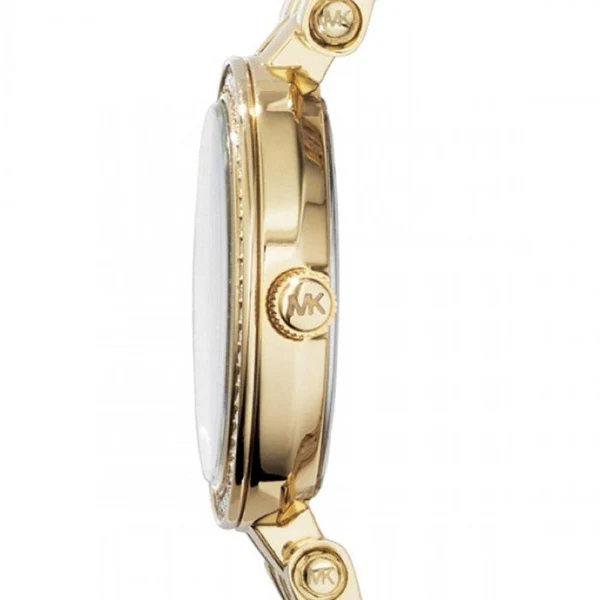 michael kors darci cadran doré avec diamants bracelet en acier doré pour femme mk3295 michael kors darci cadran doré avec diamants bracelet en acier doré pour femme mk3295