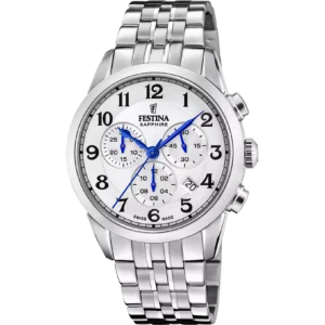 montre homme festina swiss made classics f20044/1