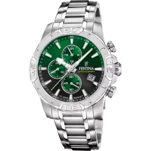 montre homme festina timeless chronograph f20704/5