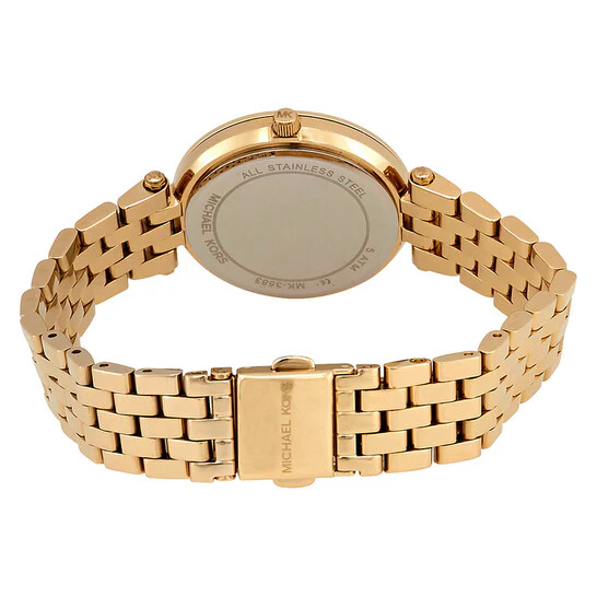 michael kors darci cadran doré avec diamants bracelet en acier doré pour femme mk3295 michael kors darci cadran doré avec diamants bracelet en acier doré pour femme mk3295